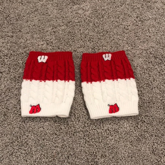 Wisconsin Badgers UWMadison Leg Warmers reversible - Picture 3 of 3